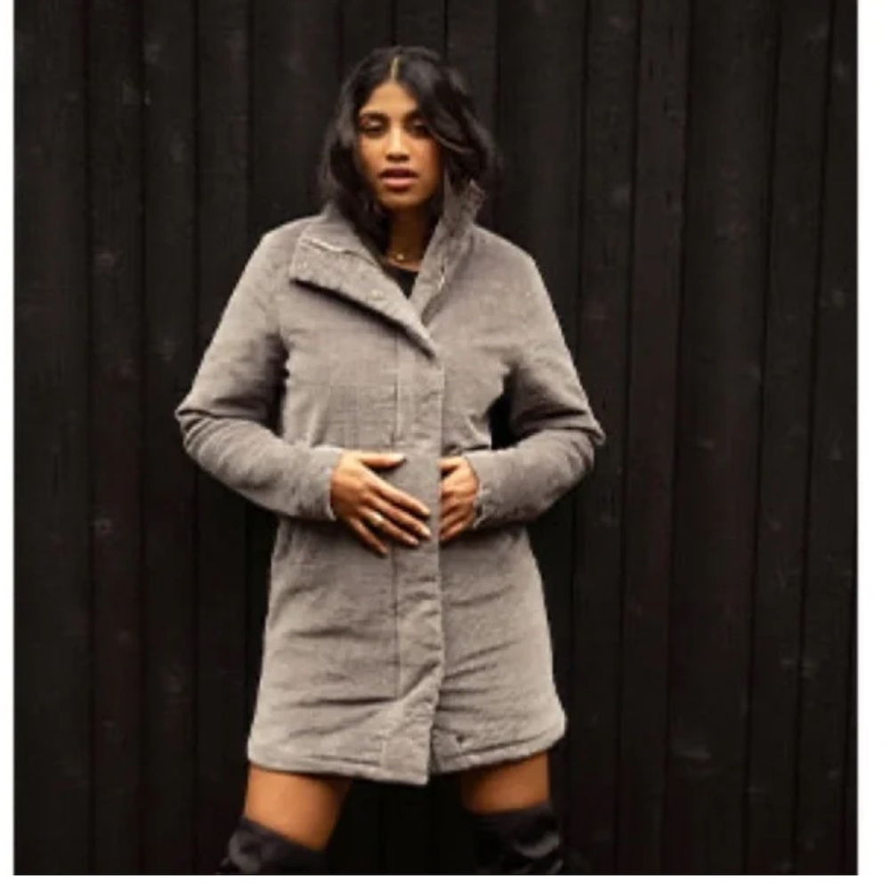 SOLD Beige Corduroy Women's Coat